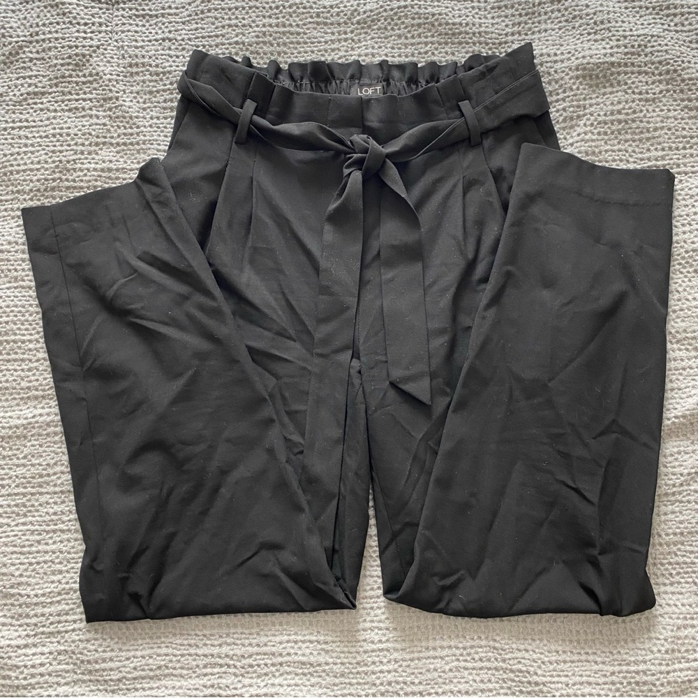 LOFT Tie Waist Dress Pant